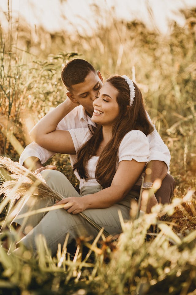 Sitting Together in the Grass